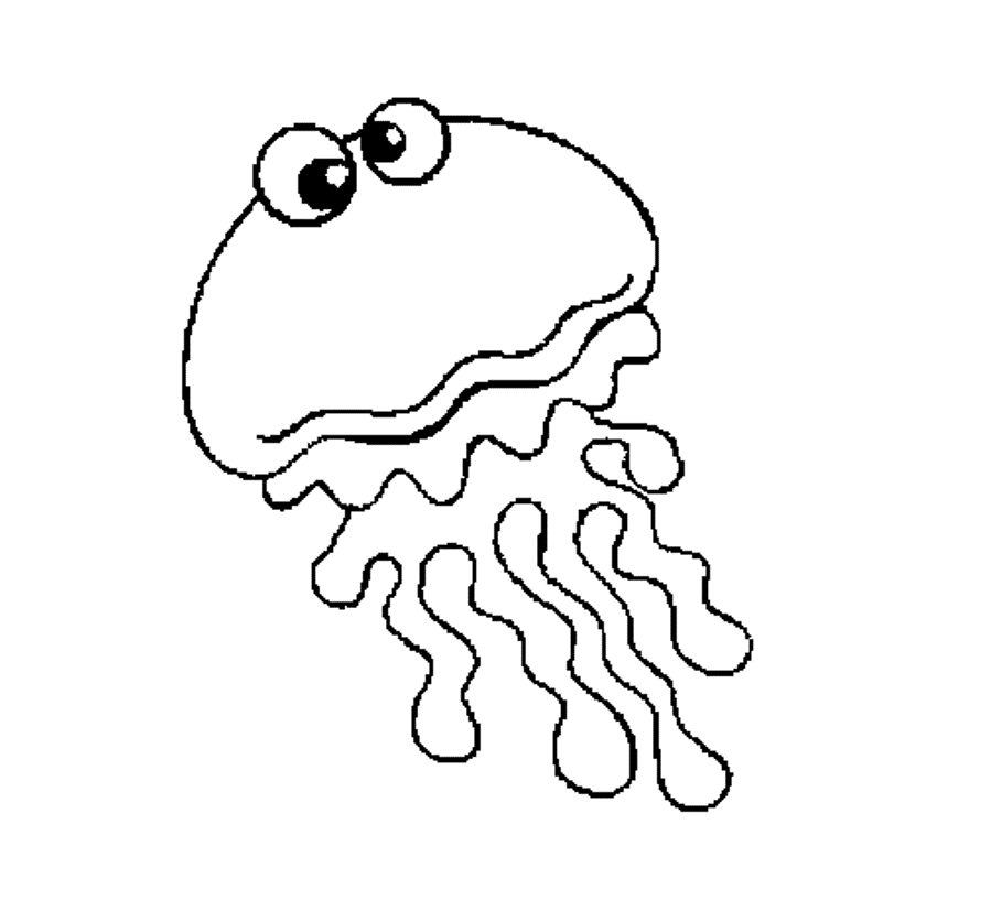Download Jellyfish Coloring Page