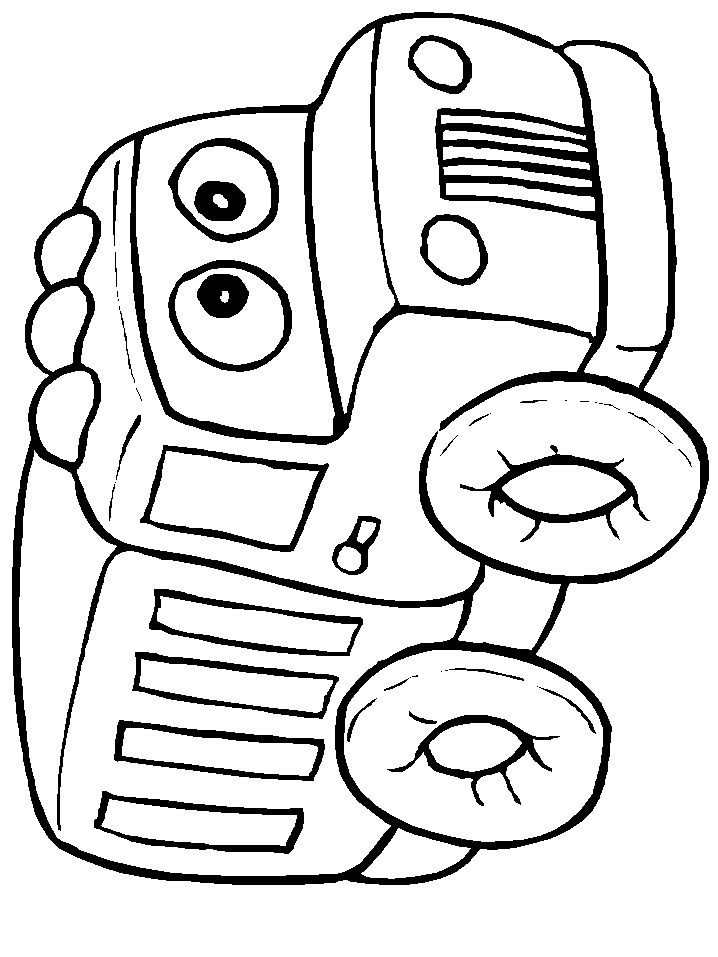Dump Truck Pictures To Color Coloring Page