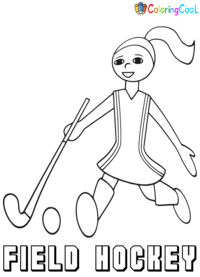 Field Hockey Coloring Pages