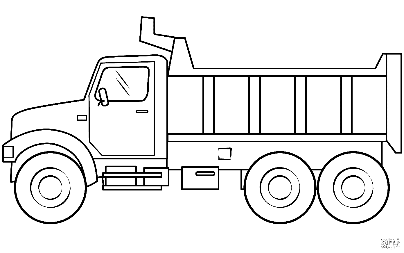 Free Dump Truck Image For Kids