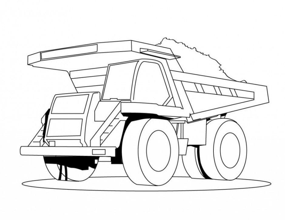 Garbage Truck Coloring Pages Finley While Drawing