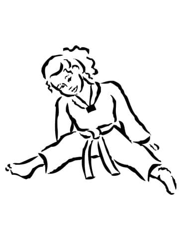 Girl In Judogi