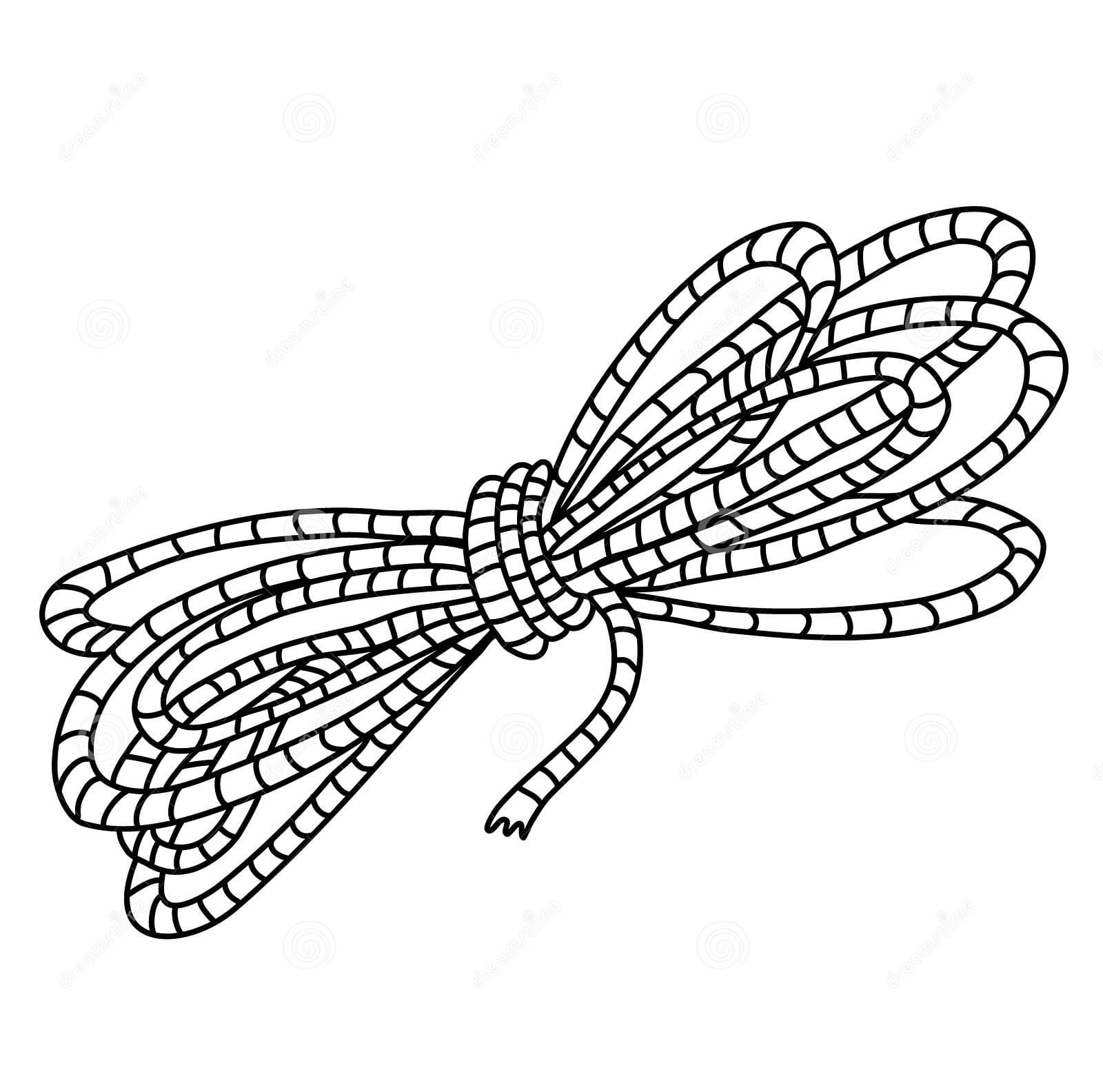 Hand Drawn Vector Illustration Of A Coil Of Rope