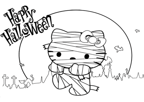 Hello Kitty Halloween Mummy