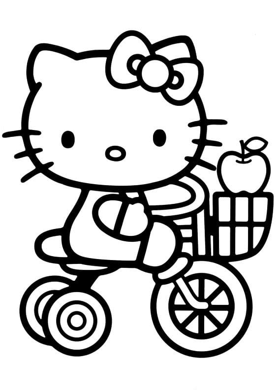 Hello Kitty On Tricycle