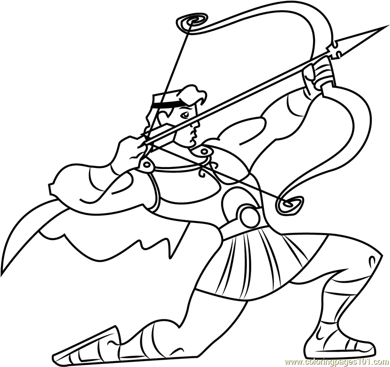 Hercules With Bow And Arrow