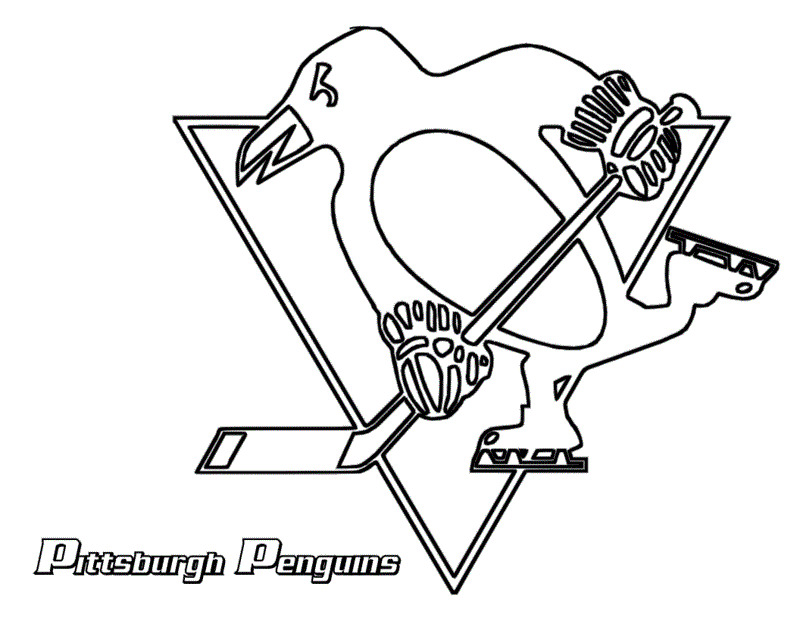 Hockey Painting Coloring Page