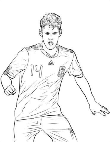 Isco Coloring Page