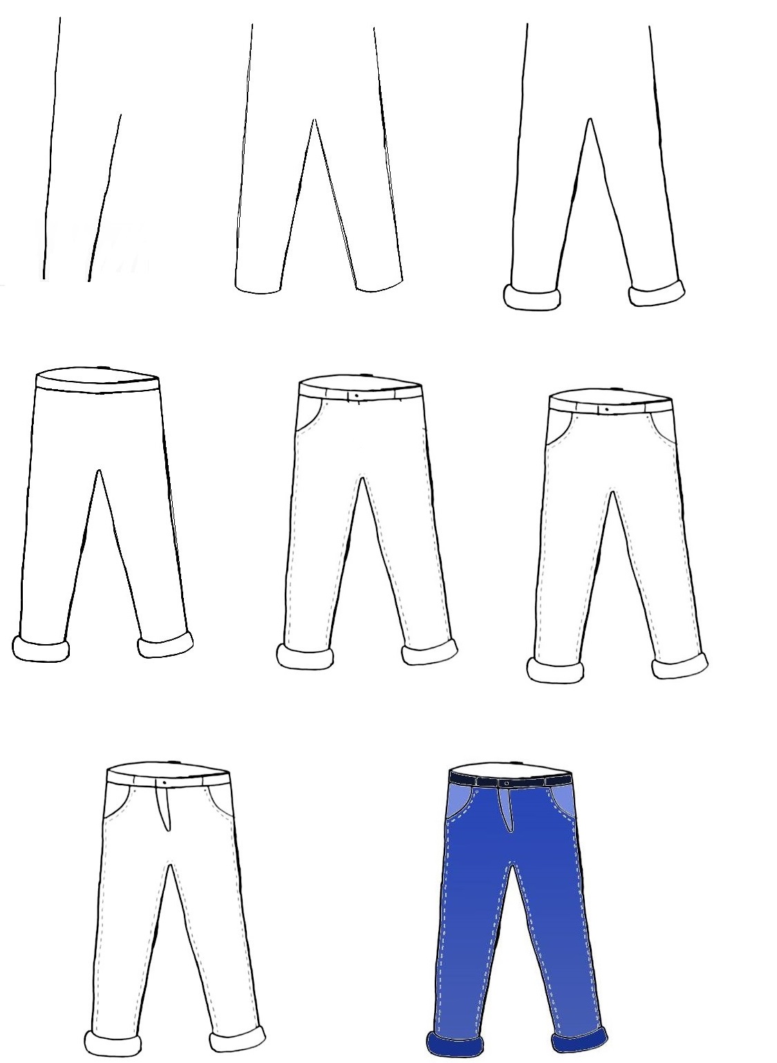 Jeans-Drawing
