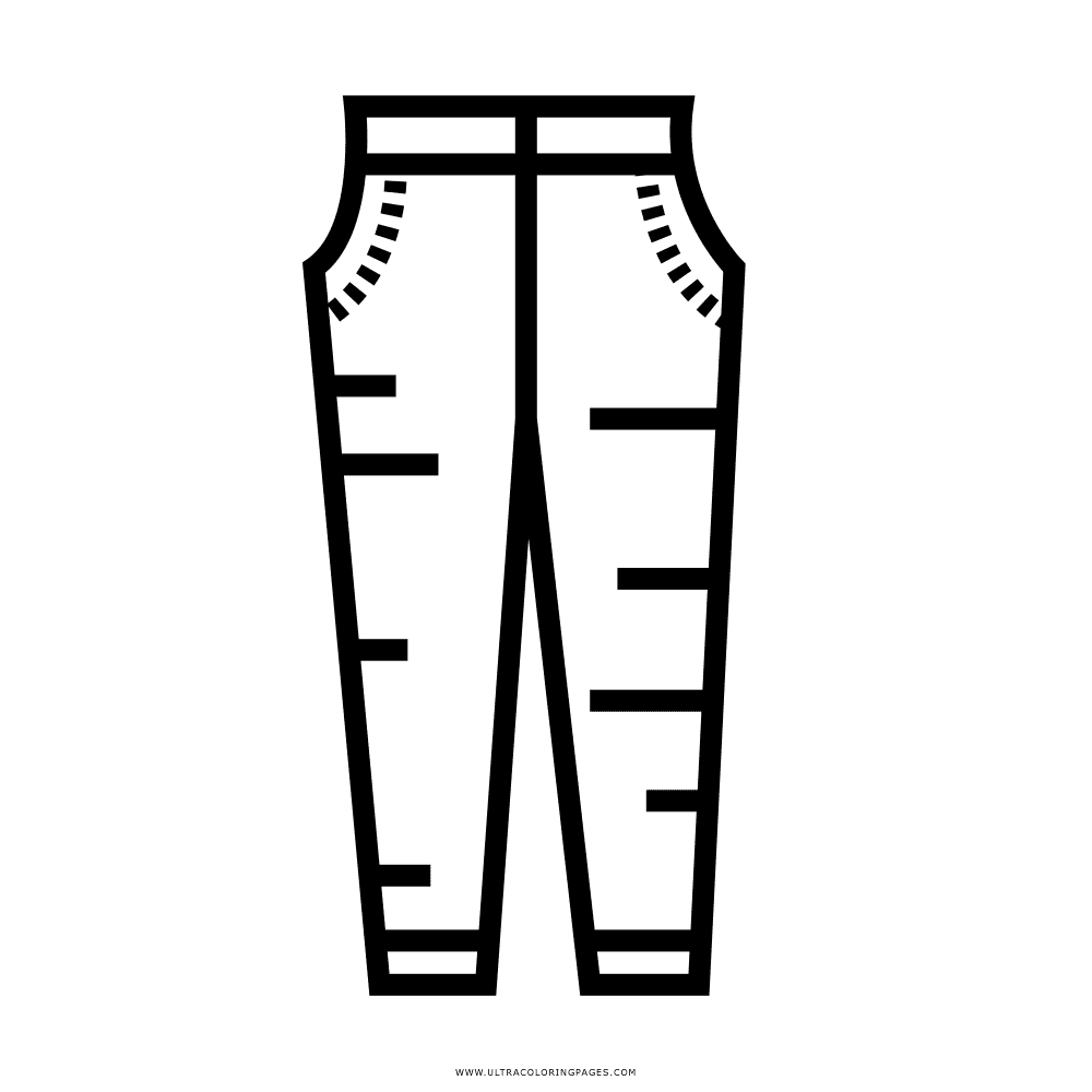 Jeans Style Image Coloring Page