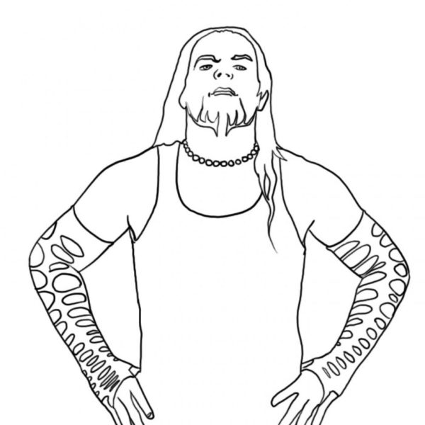 Jeff Hardy Image For Kids Coloring Page