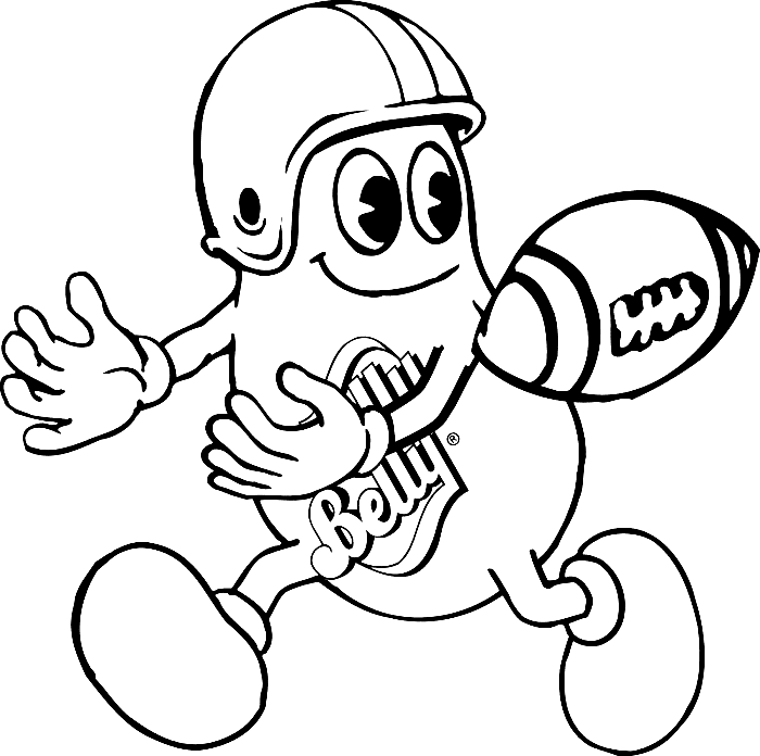 Jelly Belly Football Player