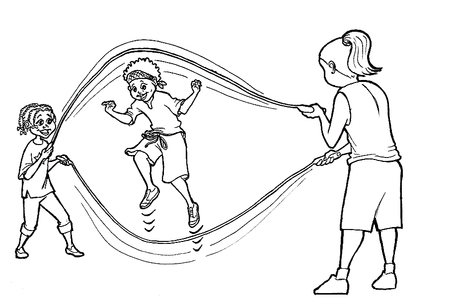 Jump Rope Drawing For Kids