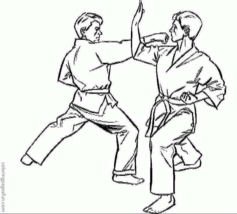 Karate For Kids Printable