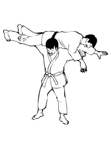 Kata Guruma Judo Throwing