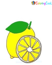 Lemon Drawing Is Complete In 12 Easy Steps Coloring Page