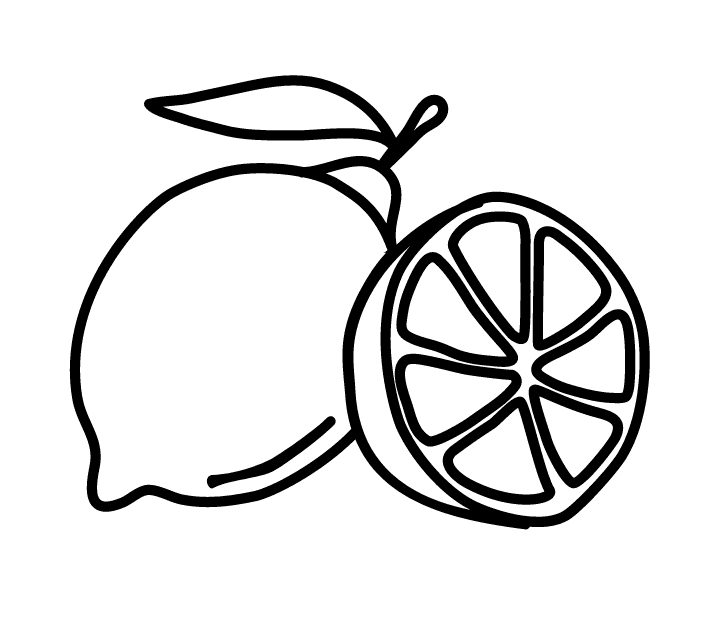Lemon Lovely Coloring Page
