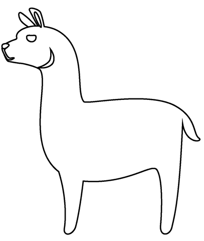 Llama Emoji Cute