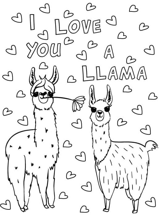 Llamas And Hearts
