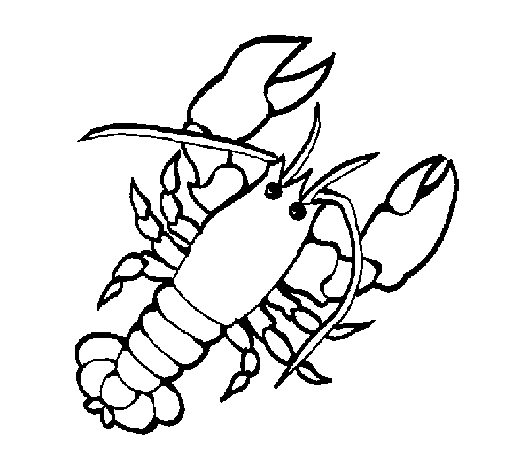 Lobster Coloring Book Coloring Page
