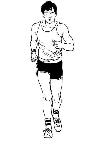 Man Marathon Runner