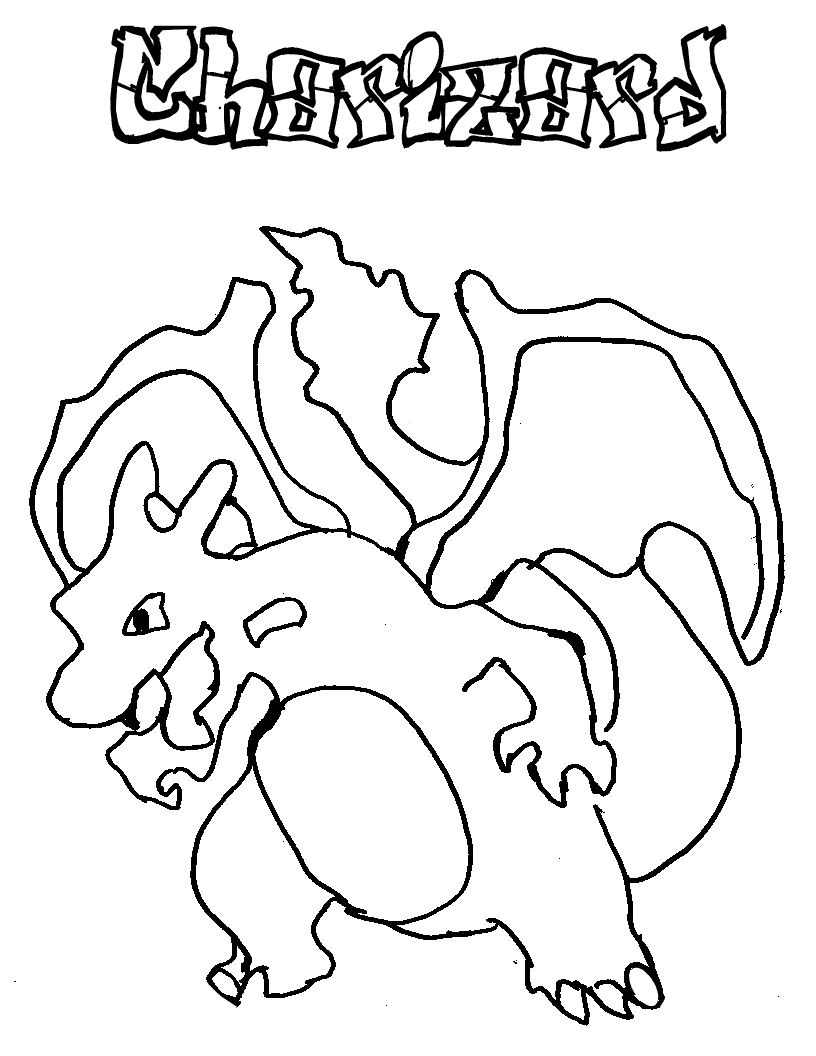 Mega Charizard Pokemon Printable
