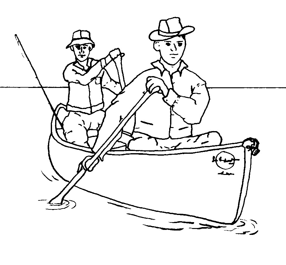 Men Rowing