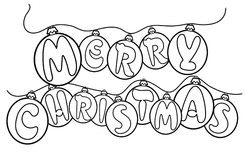 Merry Christmas Banner For Kids