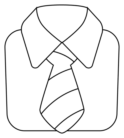Necktie Emoji Image For Kids