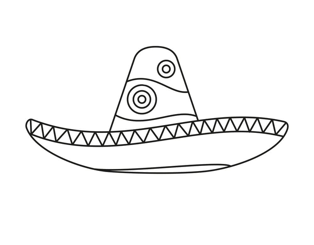 Nice Mexican Sombrero For Kids