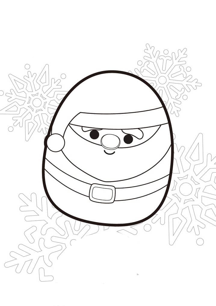 Nick Squishmallows Coloring Page