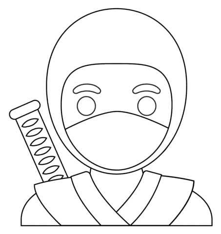 Ninja Emoji Printable