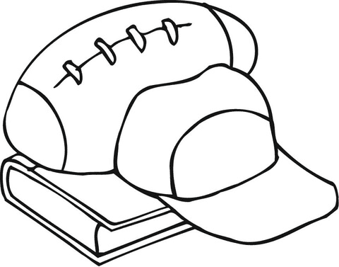 Outline of Football Equipment And A Book