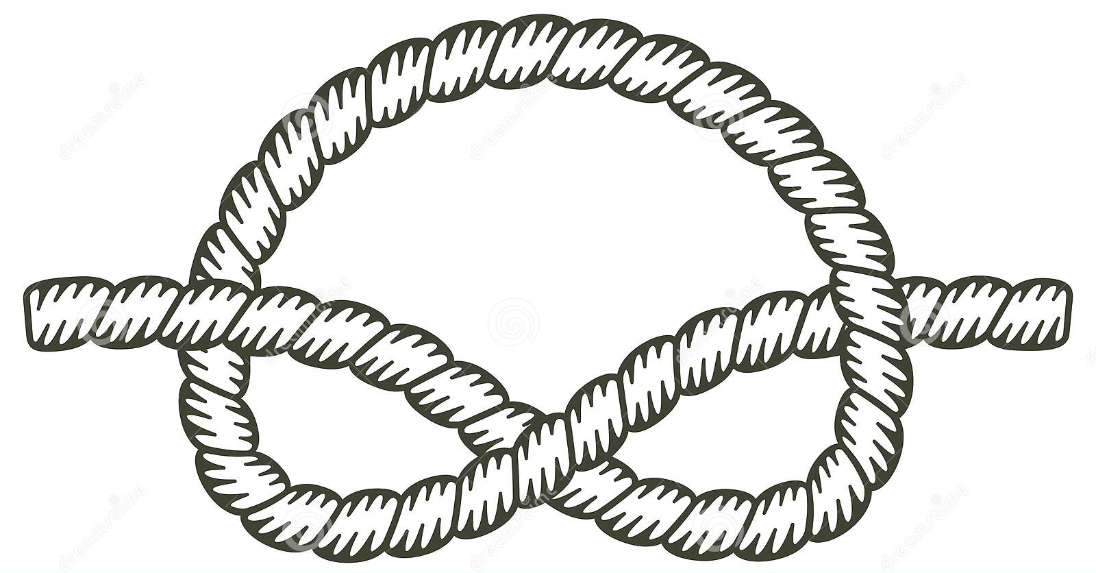 Overhand Knot Rope Unfilled For Children