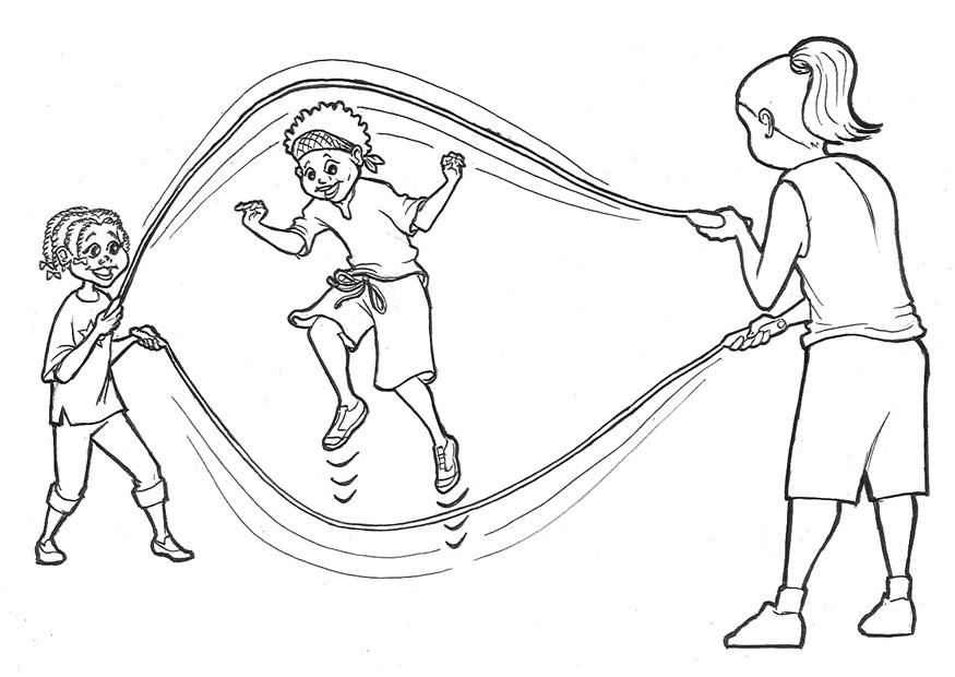 Picture Of Rope Image Coloring Page