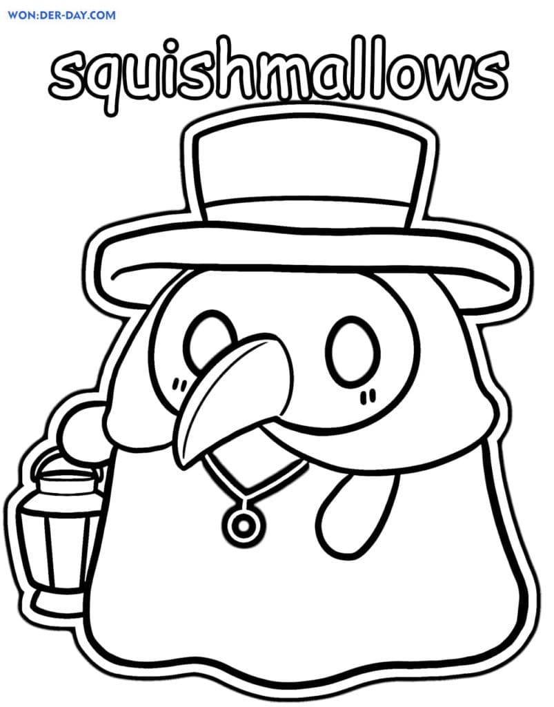Plague Doctor Squishmallows