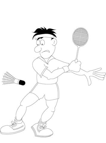 Playing Badminton Image