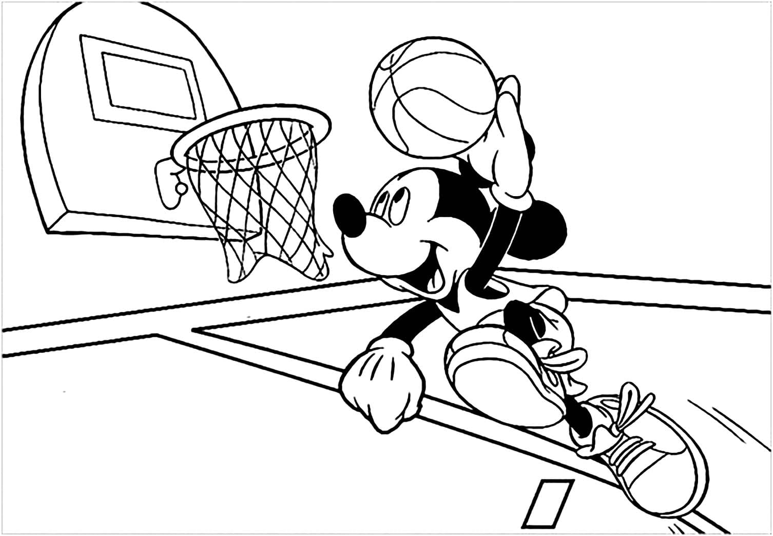 Playing Basketball Image