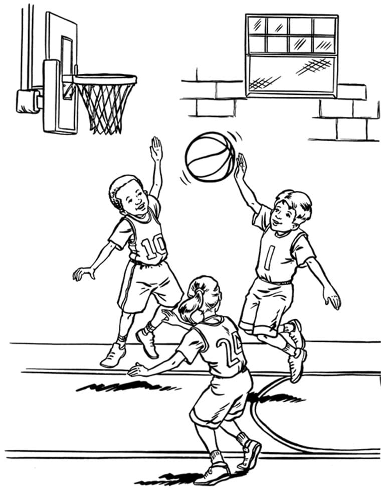 Playing Basketball Picture