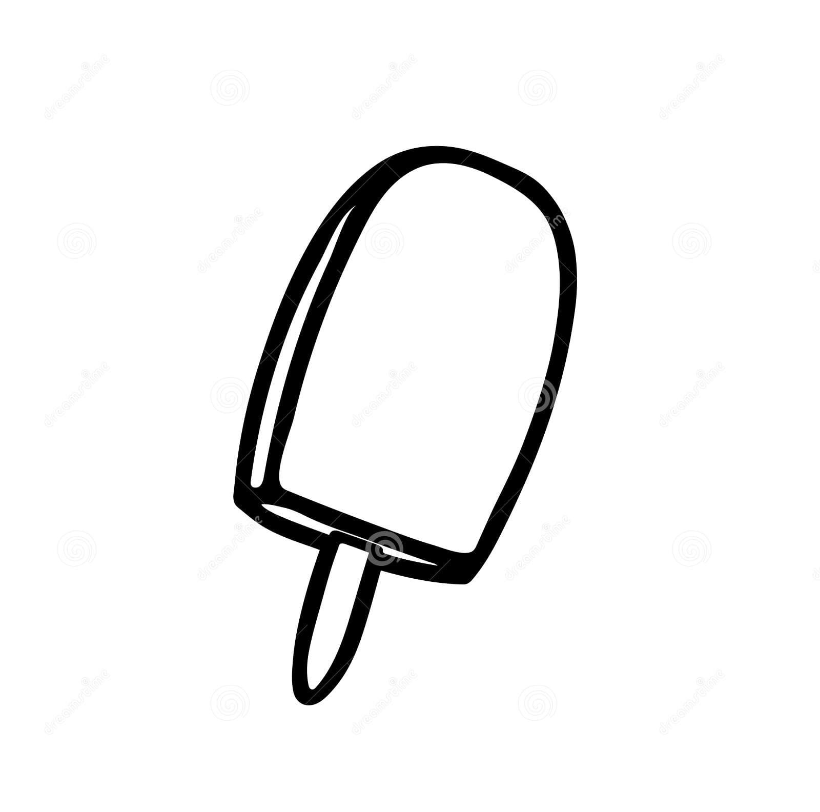 Popsicle With Chocolate And Syrup Image