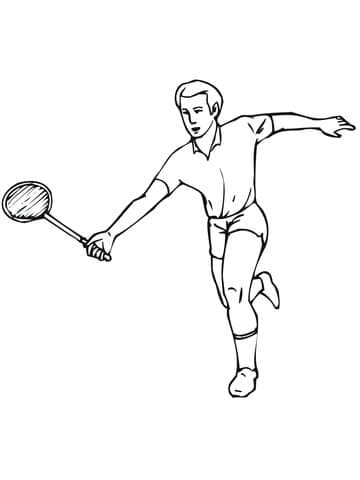 Printable Badminton