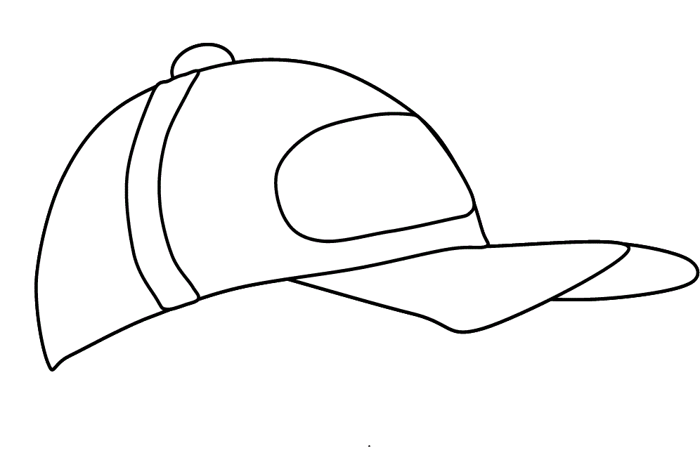 Printable Baseball Cap Sports