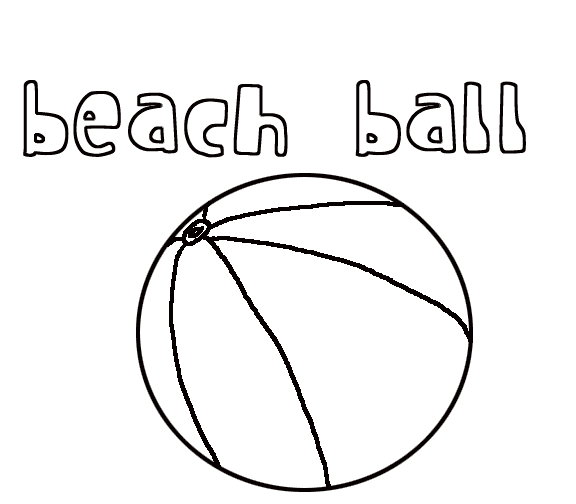 Printable Beach Ball Nice Image