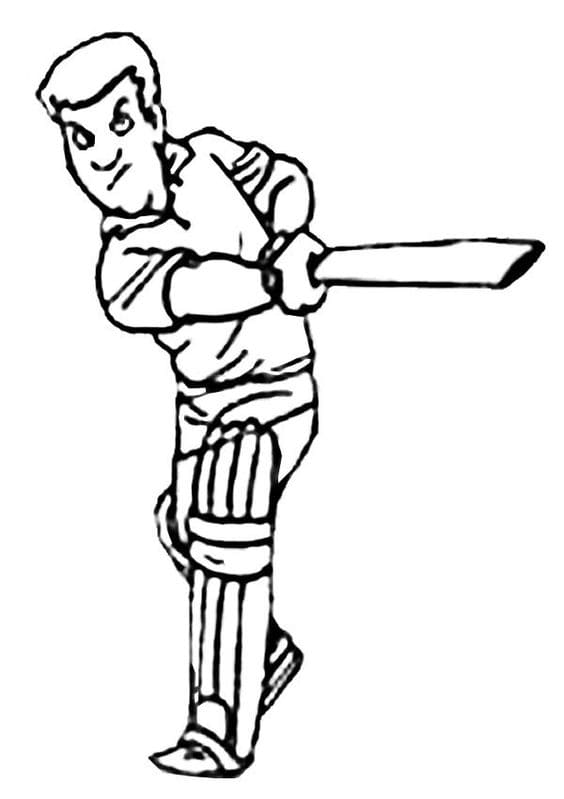 Printable Cricket Image