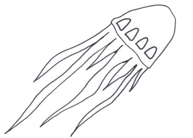 Printable Jellyfish Image For Kids