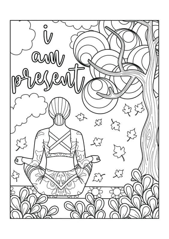 Printable Meditation Picture