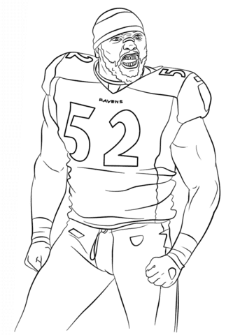Ray Lewis Coloring Page