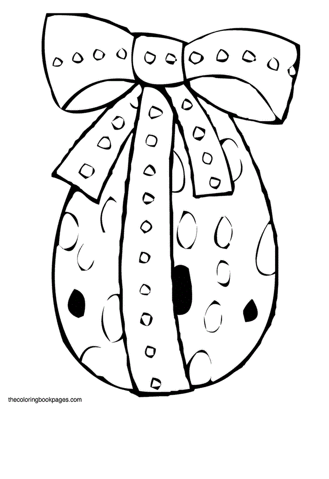 Ribbon For Kids Coloring Page