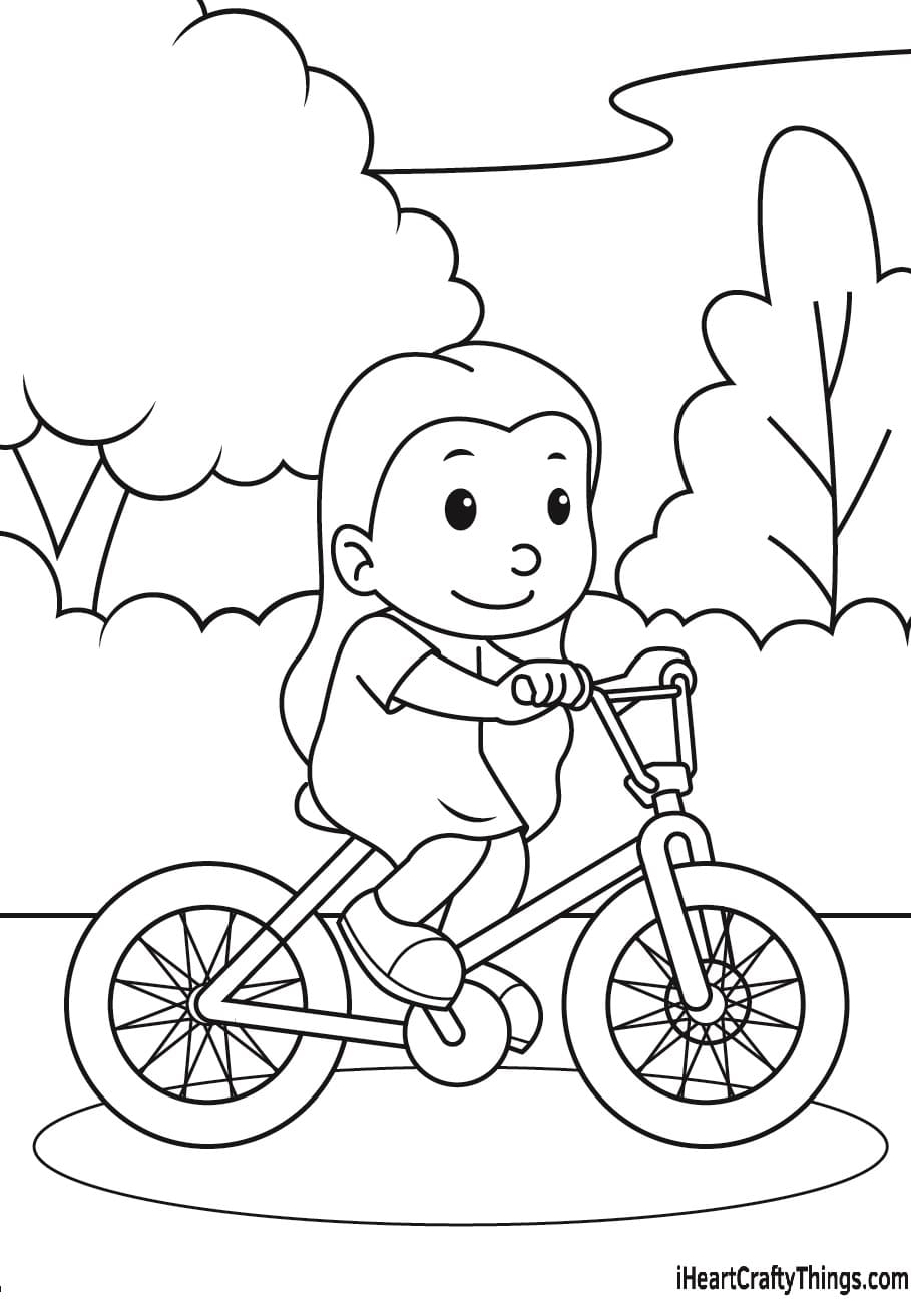 Riding Bicycle For Children