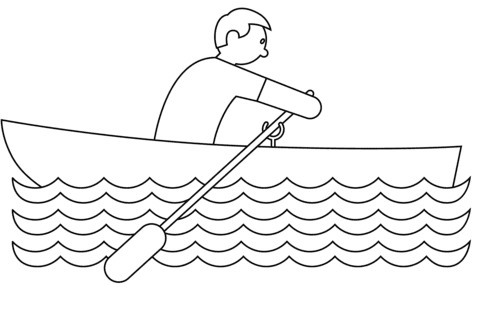 Rowing Boat Image For Kids